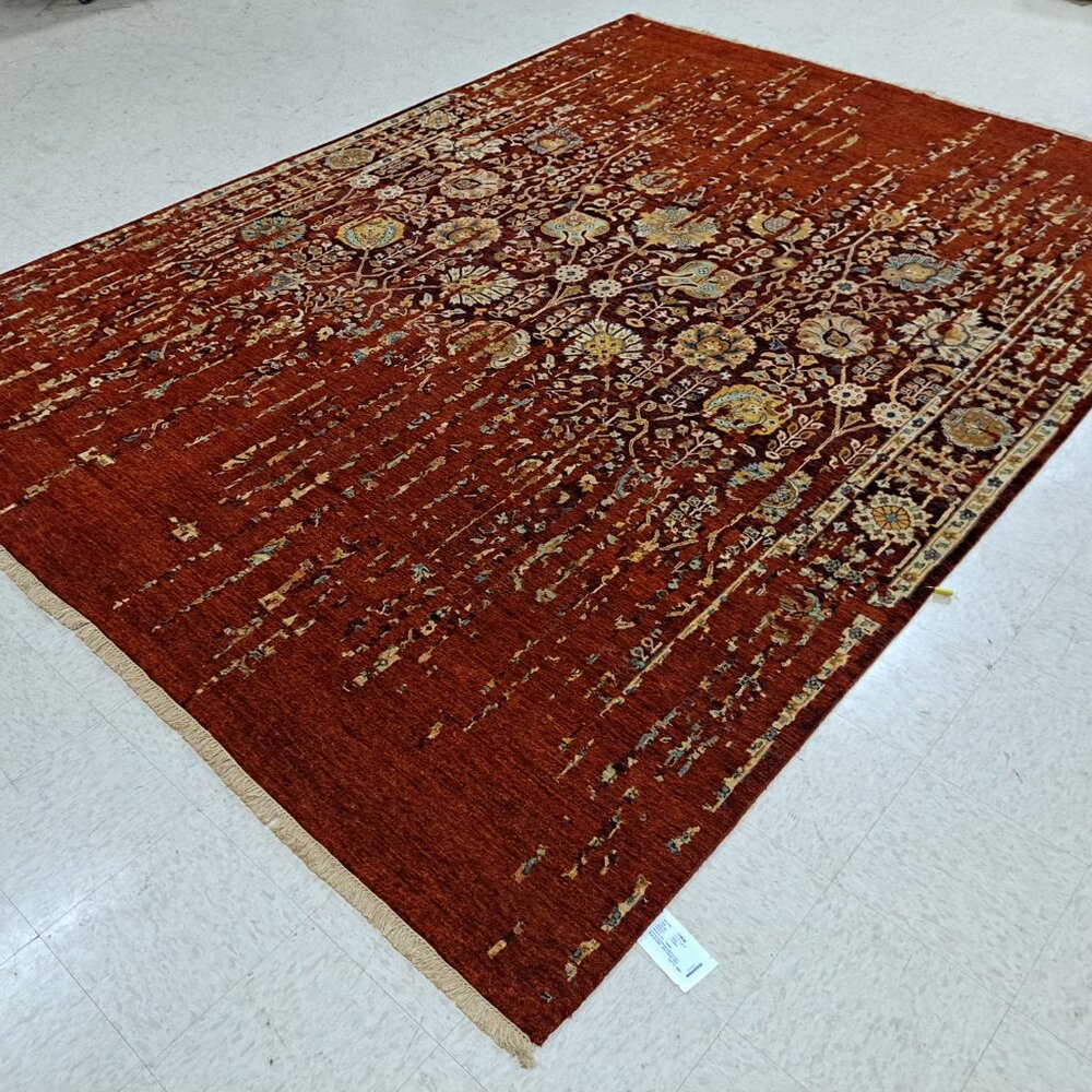 9x12 Rugs Floral Rugs Anatolian Transitional Rug Anatolian Rug Indian Rugs - Picture 2 of 9